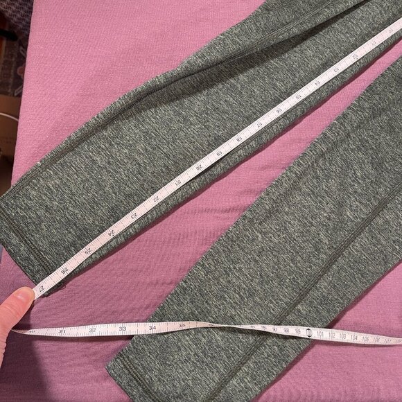Aerie Chill Play Move Heathered Green Warm Legging with Pockets - Size Small - Picture 4 of 8